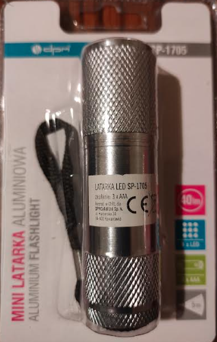 Светодиодный фонарик 9LED алюминий 3*AAA SP-1705