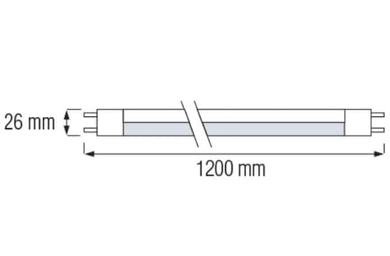 Cветодиодная лампа LED TUBE-150 24W T8 6500К 150см