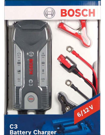 Автоматичний зарядний пристрій 6/12V Bosch C3 Battery Charger