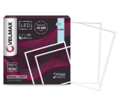 Світильник led рамка Velmax led V-FRL універсальне кріплення 40W 595х595х14mm 4000K 3500Lm з блоком живлення