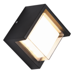 Світильник настінний фасадний led Velmax V-CTL-WL-007 9W 3000К 600Lm IP54 чорний