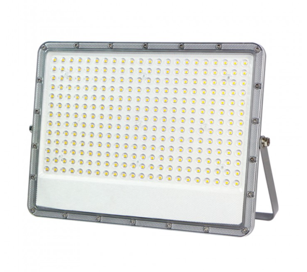 Прожектор светодиодный Velmax V-LF-Slim 200W 6500K 20000Lm 220V 404х280х42мм IP65 серый