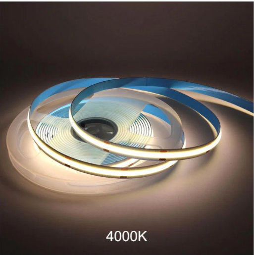 Стрічка світлодіодна COB МТК-320NWCOB-12 12В 9W-м 12V 8мм IP20 4000-4500К 5 метрів