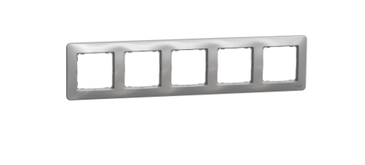 Рамка 5-постова Алюміній Sedna Design Schneider Electric SDD313805