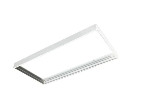 Рамка пластиковая для внешнего монтажа led панели Velmax V-SF 295х1195х50мм каркас накладной белый