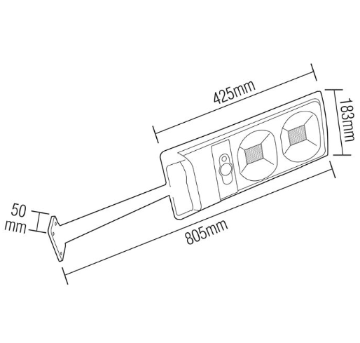 Світлодіодний світильник вуличний Horoz COMPACT-30