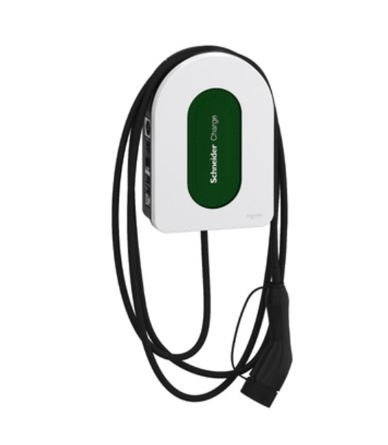 Зарядная станция Schneider Charge 32A 1Ф 7.4 кВт со встроенным кабелем T2 5 м