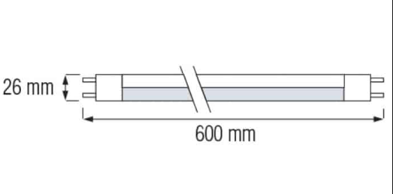 Светодиодная лампа LED TUBE PRO-60 9W T8 6400К