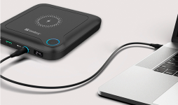 Мобільна батарея Sandberg 24000mAh PD18W DC 12-24V 12 конекторів 2xUSB-C USB-A Wireless