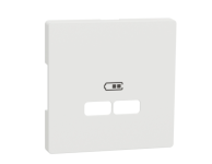 Накладка для мехнизма USB розетки Merten D-Life SysD MTN4367-6037 матовый белый