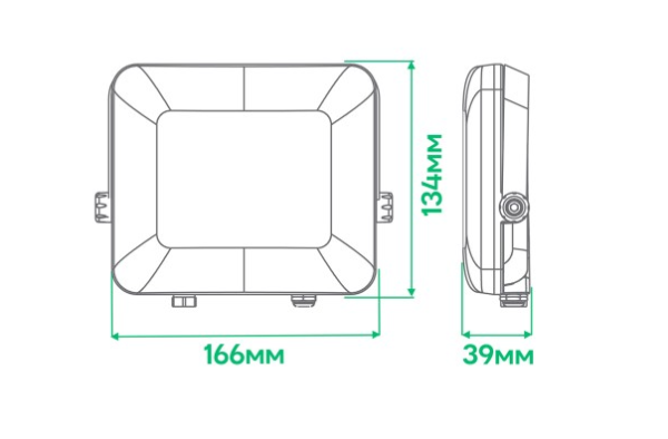 Світлодіодний прожектор Ardero LL-4030ARD PRO 30W 3000Lm 6500K