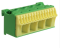 Блок PE-клемм 18 клемм, 4х16 мм² + 14x4 мм² Hager KN18E