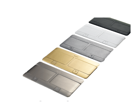 Висувний люк Legrand 3 модуля латунь