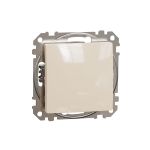 Кнопка на два напрямки Бежевий Sedna Design Schneider Electric SDD112116