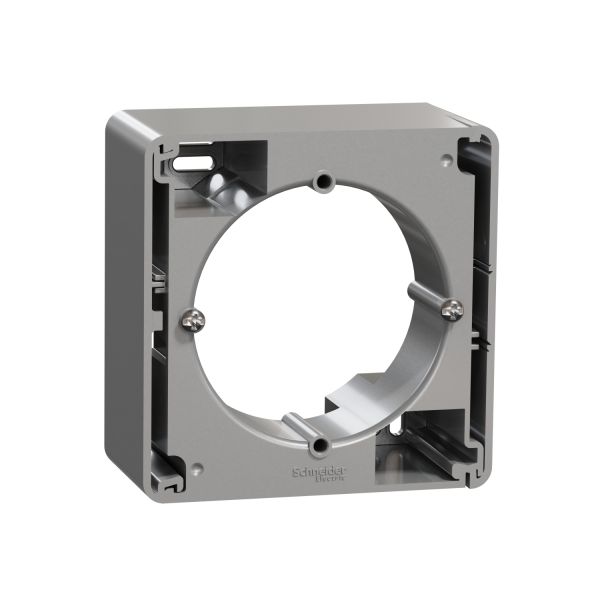 Коробка для поверхневого монтажу, 1-пост, Алюміній Sedna Design Schneider Electric SDD113901