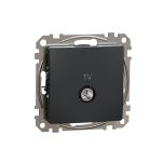 Кінцева TV розетка 4 дБ Чорний Sedna Design Schneider Electric SDD114471