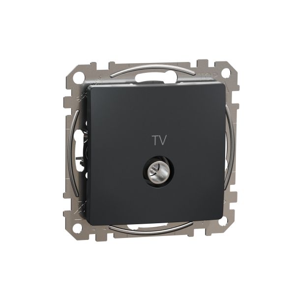 Кінцева TV розетка 4 дБ Чорний Sedna Design Schneider Electric SDD114471