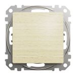 Одноклавішний вимикач, Береза, Sedna Design&Elements, SDD180101 Schneider Electric