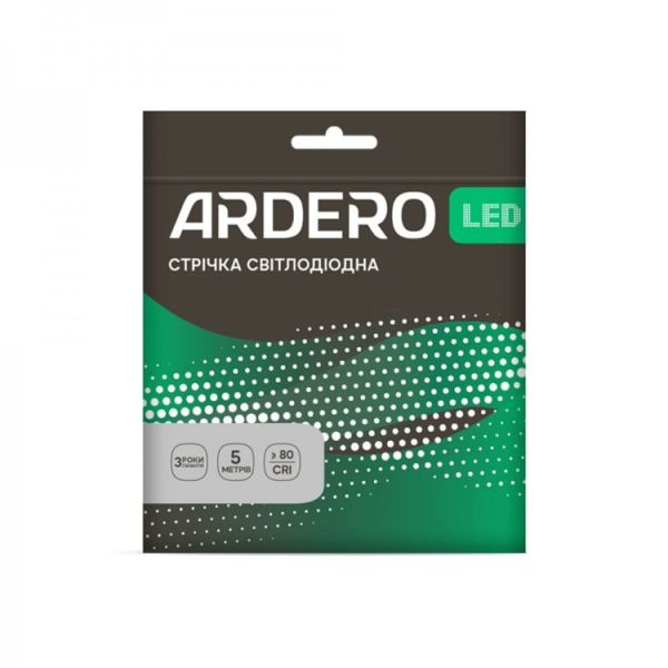 Лента светодиодная 24V DC COB2110 Ardero LS408ARD 12Вт-м 6500K IP20 8ммх5метров