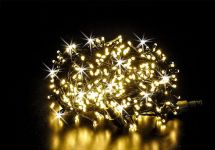 Вулична гірлянда Velmax V-SSL лінійна 100LED 2700К IP65 кабель чорний 10м