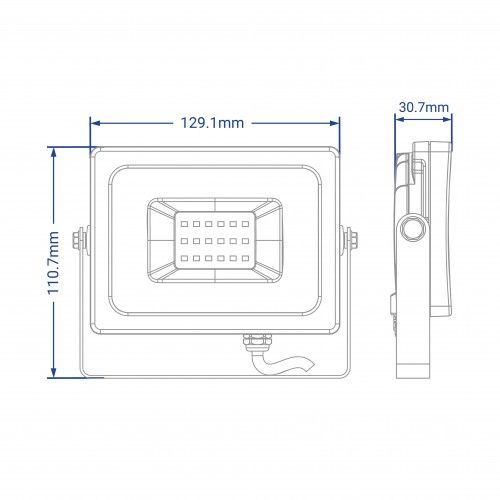 Светодиодный прожектор Feron LL-6020 20W 6400K IP65 белый