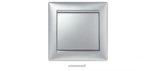 Рамка 1п горизонтальна алюміній Valena Legrand 770151