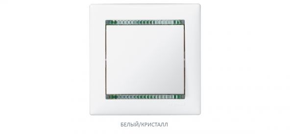 Рамка 5п горизонтальна білий/кришталь Valena Legrand 774465
