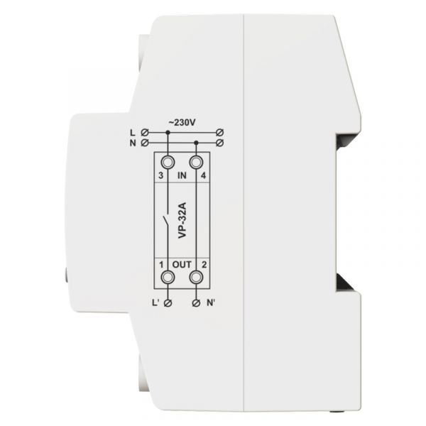 Реле напруги 2 модуля DigiTOP VP-32A M2W