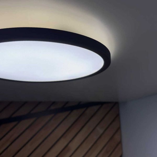 Светильник Led накладной подвесной Violux Millennium BL 38W 4200K 220V IP20 круг белый