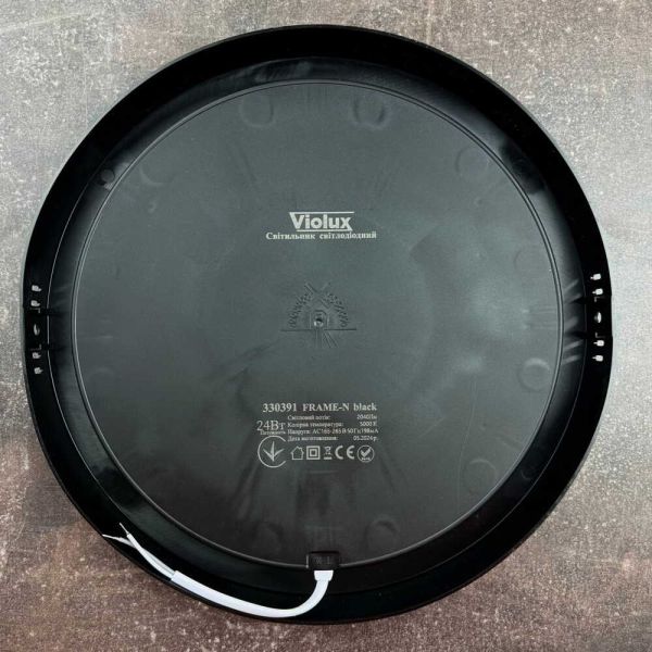 Світильник Led накладний Violux Frame-N 18W 5000K коло 220V IP20 чорний