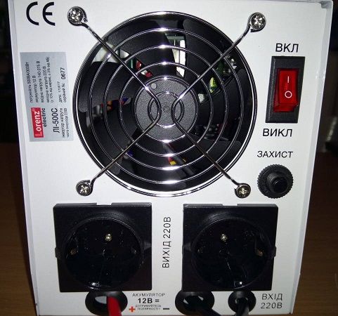 Источник бесперебойного питания ИБП Lorenz Electric Ли-500С