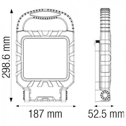 Переносной прожектор светодиодный 45W 6400K PROPORT Horoz